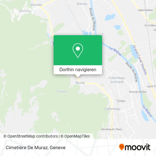 Cimetière De Muraz Karte