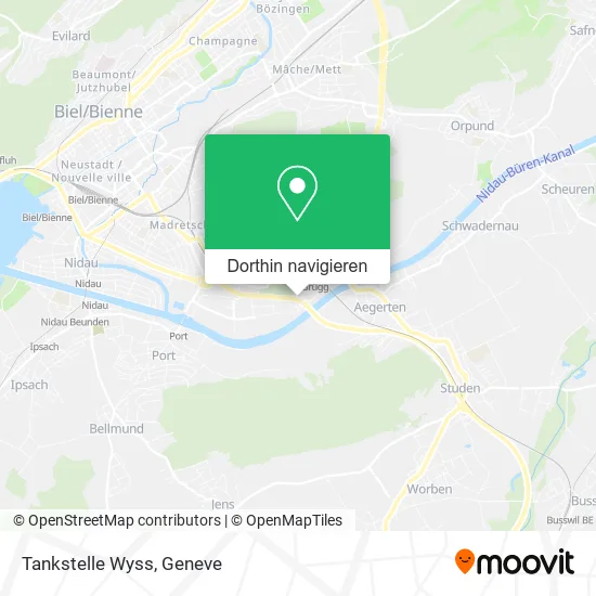 Tankstelle Wyss Karte