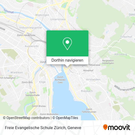 Freie Evangelische Schule Zürich Karte