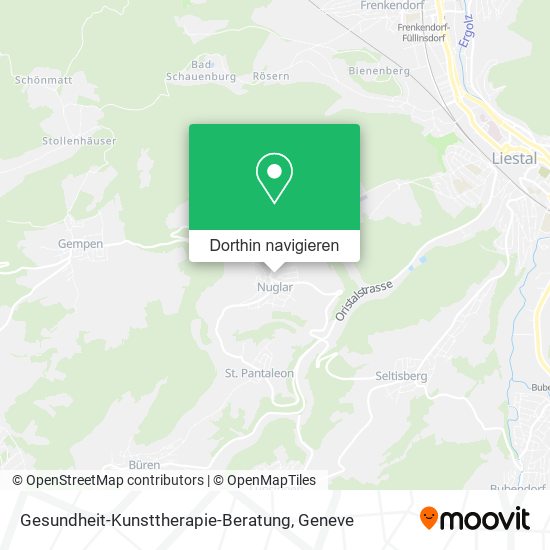 Gesundheit-Kunsttherapie-Beratung Karte