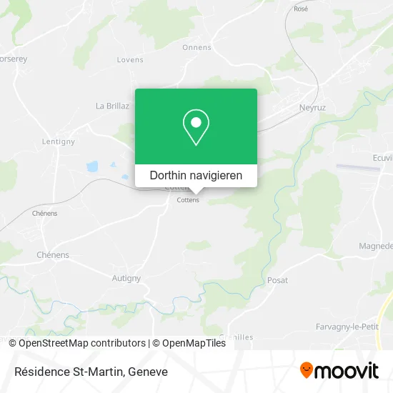 Résidence St-Martin Karte