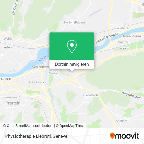 Physiotherapie Liebrüti Karte