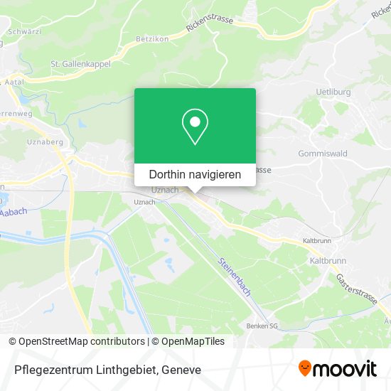 Pflegezentrum Linthgebiet Karte