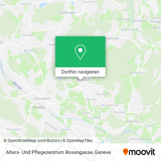 Alters- Und Pflegezentrum Rosengasse Karte