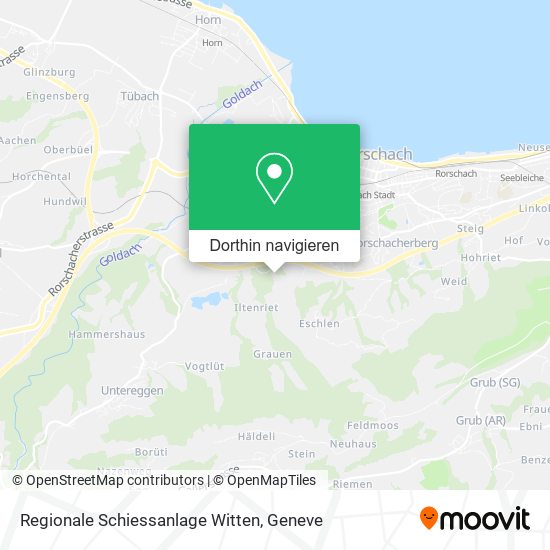 Regionale Schiessanlage Witten Karte