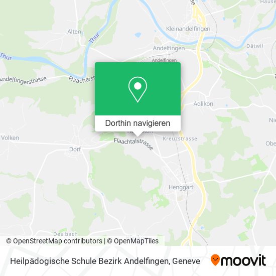 Heilpädogische Schule Bezirk Andelfingen Karte