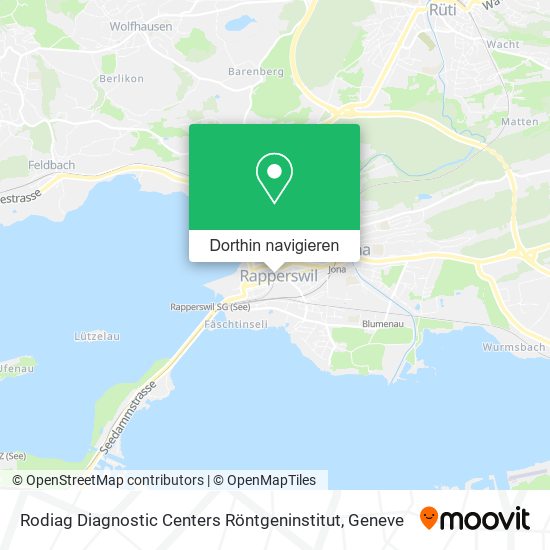 Rodiag Diagnostic Centers Röntgeninstitut Karte