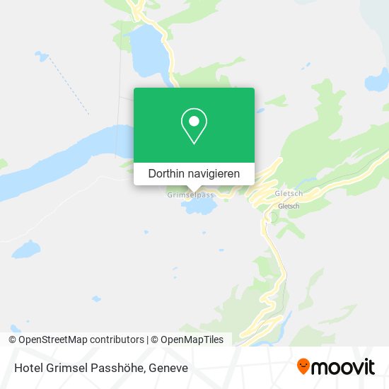 Hotel Grimsel Passhöhe Karte