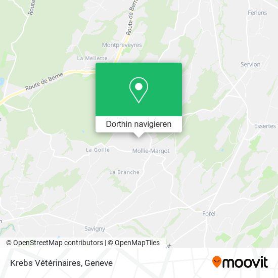 Krebs Vétérinaires Karte