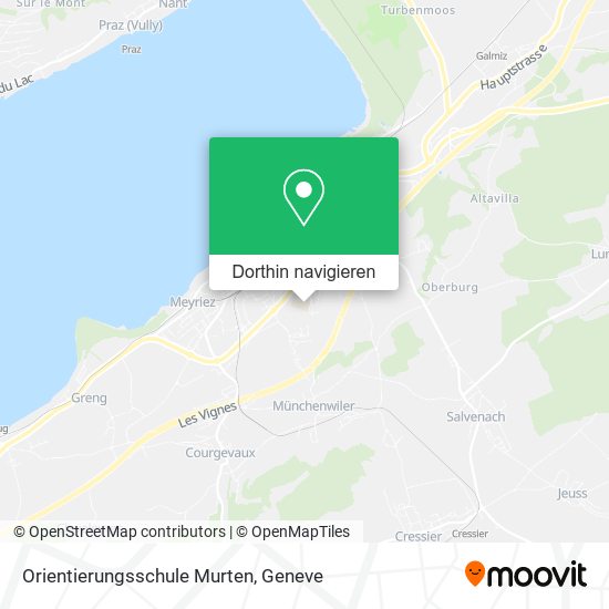 Orientierungsschule Murten Karte