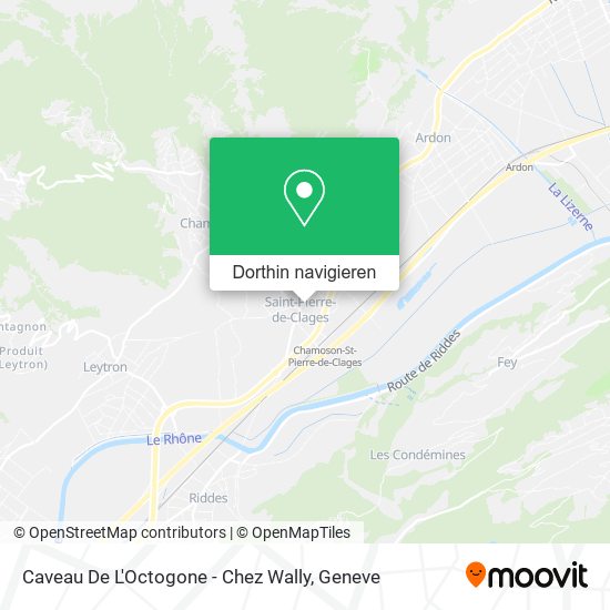 Caveau De L'Octogone - Chez Wally Karte