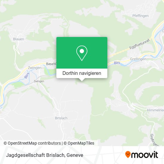 Jagdgesellschaft Brislach Karte