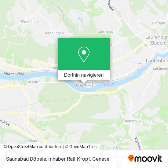 Saunabau Döbele, Inhaber Ralf Kropf Karte