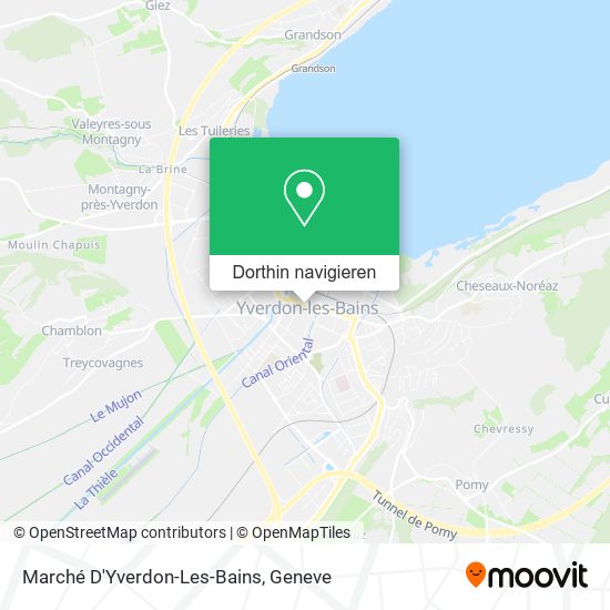 Marché D'Yverdon-Les-Bains Karte