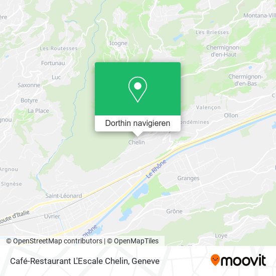 Café-Restaurant L'Escale Chelin Karte
