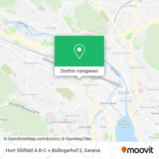Hort Sihlfeld A-B-C + Bullingerhof 2 Karte