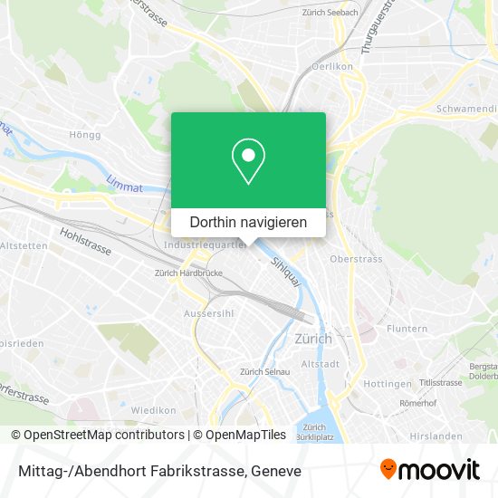 Mittag- / Abendhort Fabrikstrasse Karte
