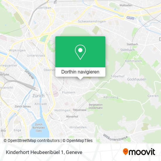 Kinderhort Heubeeribüel 1 Karte