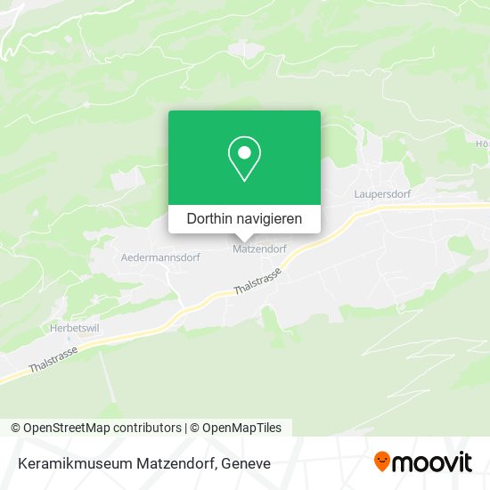 Keramikmuseum Matzendorf Karte