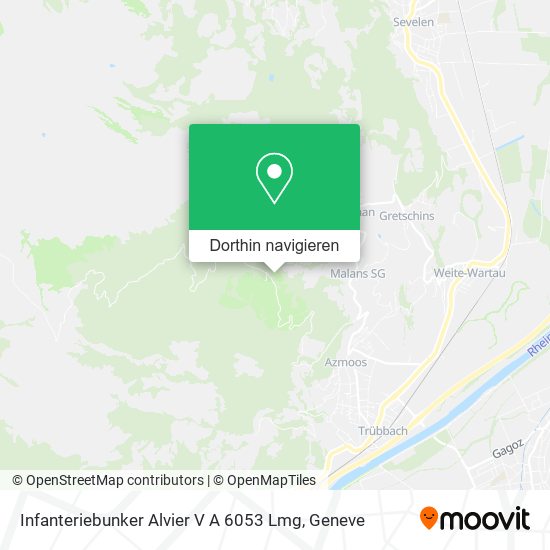 Infanteriebunker Alvier V A 6053 Lmg Karte