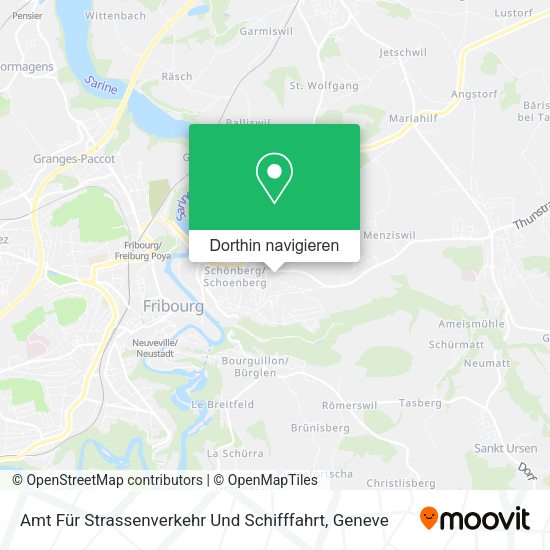 Amt Für Strassenverkehr Und Schifffahrt Karte