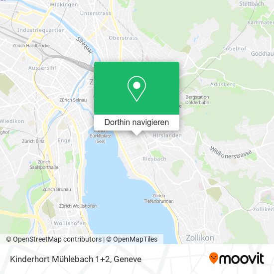 Kinderhort Mühlebach 1+2 Karte