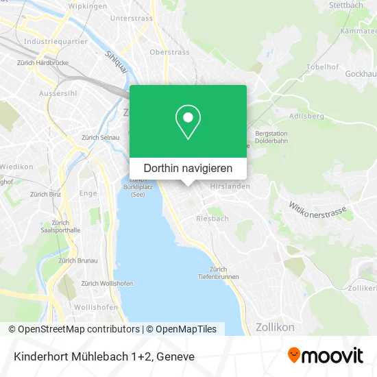 Kinderhort Mühlebach 1+2 Karte