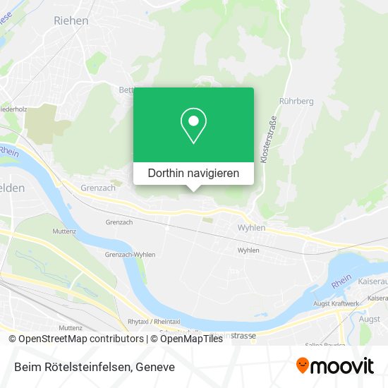 Beim Rötelsteinfelsen Karte