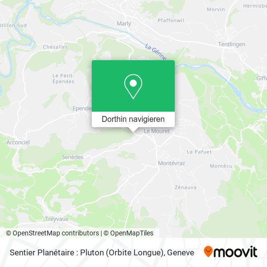 Sentier Planétaire : Pluton (Orbite Longue) Karte