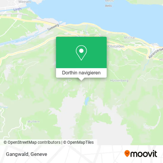 Gangwald Karte