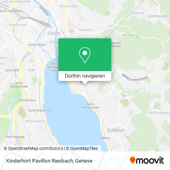 Kinderhort Pavillon Riesbach Karte