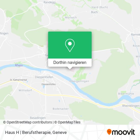 Haus H | Berufstherapie Karte
