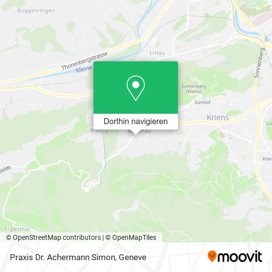 Praxis Dr. Achermann Simon Karte