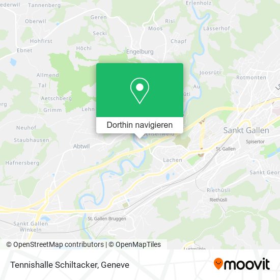 Tennishalle Schiltacker Karte