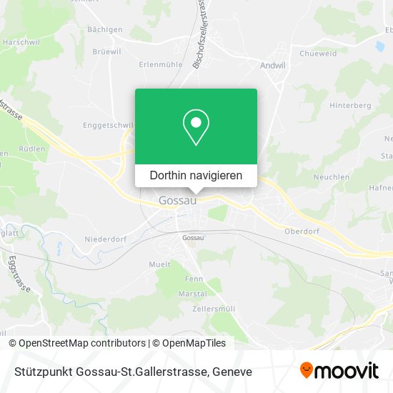Stützpunkt Gossau-St.Gallerstrasse Karte