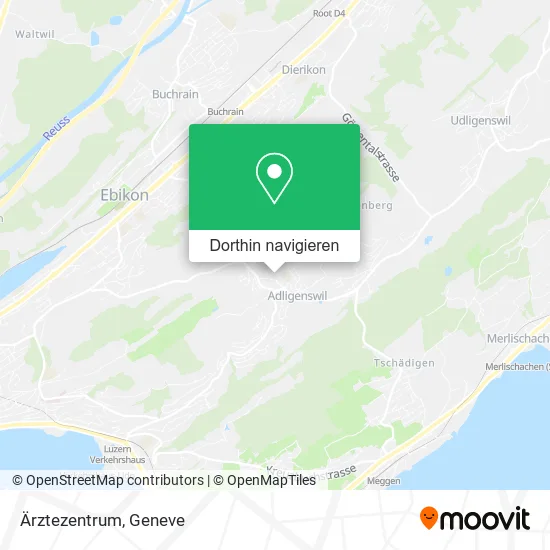 Ärztezentrum Karte
