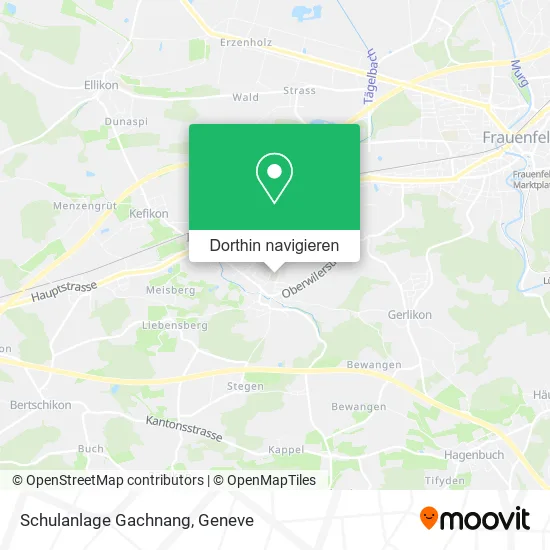 Schulanlage Gachnang Karte
