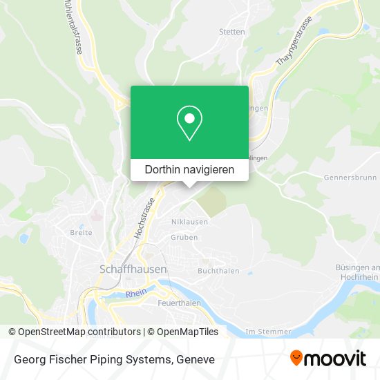 Georg Fischer Piping Systems Karte