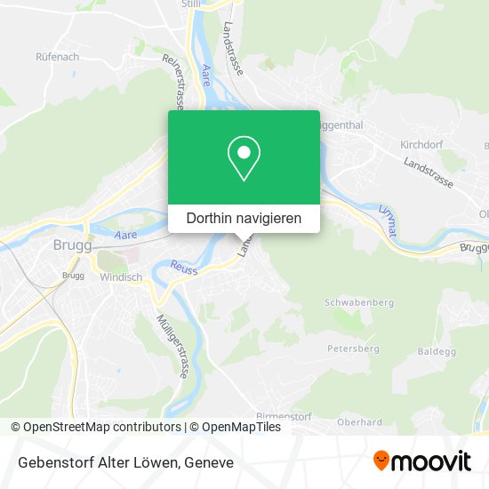 Gebenstorf Alter Löwen Karte