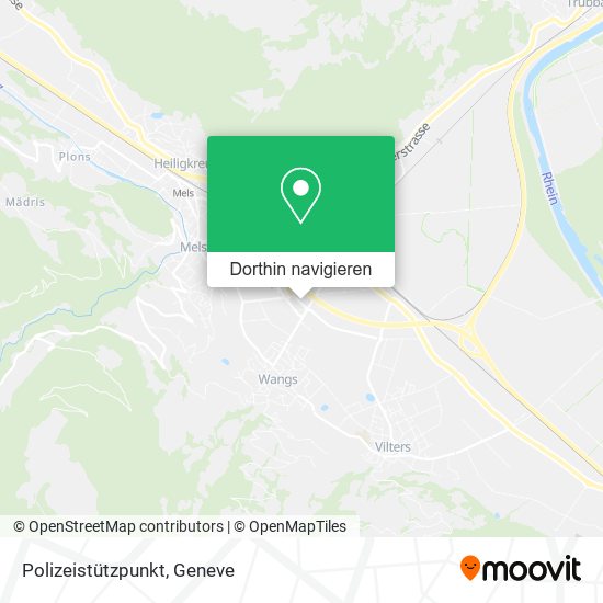 Polizeistützpunkt Karte