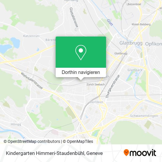 Kindergarten Himmeri-Staudenbühl Karte
