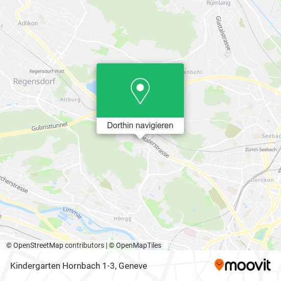Kindergarten Hornbach 1-3 Karte