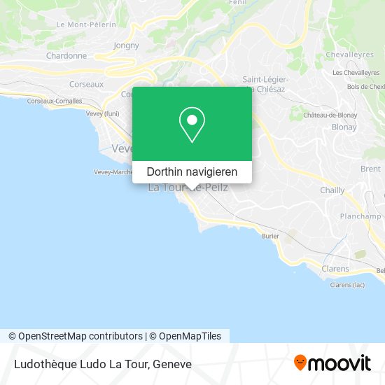 Ludothèque Ludo La Tour Karte