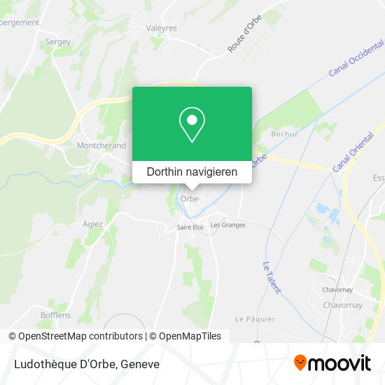 Ludothèque D'Orbe Karte