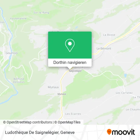 Ludothèque De Saignelégier Karte