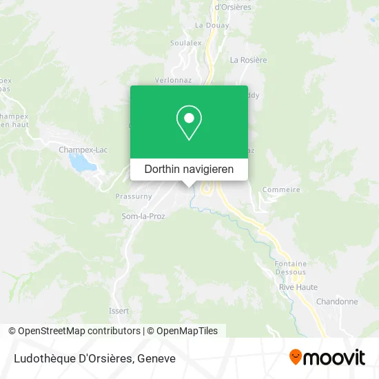 Ludothèque D'Orsières Karte