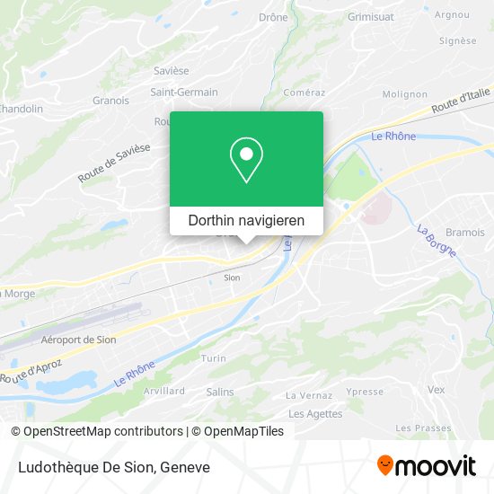 Ludothèque De Sion Karte