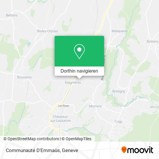 Communauté D'Emmaüs Karte