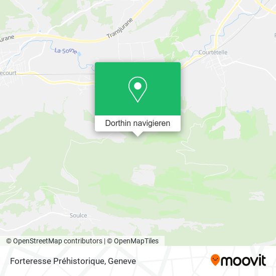 Forteresse Préhistorique Karte