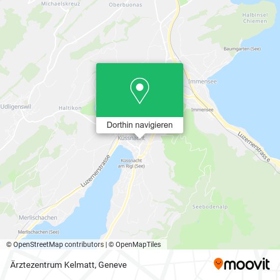 Ärztezentrum Kelmatt Karte